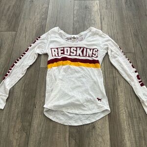 Victoria’s Secret PINK Redskins❤️💛✨Long Sleeve Tee